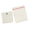 20Pcs Paper Earring Display Cards CDIS-TADJ0002-01D-2
