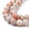Natural Red Netstone Beads Strands G-F352-8mm-5