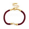 Nylon Cords Bracelet Makings Fit for Connector Charms AJEW-P116-02G-33-1