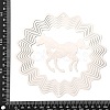 201 Stainless Steel 3D Rotating Hanging Wind Spinner STAS-C166-01E-P-3