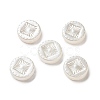 ABS Plastic Imitation Pearl Beads X-OACR-L013-040-3