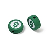 Spray Painted Alloy Beads PALLOY-S038-09A-3
