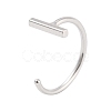 999 Fine Silver Stud Earrings for Women EJEW-F342-08P-2
