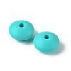 Rondelle Food Grade Eco-Friendly Silicone Focal Beads SIL-F003-07E-4