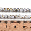 Baking Paint Glass Beads Strands DGLA-N003-4mm-B01-5