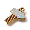 304 Stainless Steel Enamel Pendants SA-CBAA2E4-01H-G-2