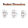 Brass Crimp Beads KK-YW0001-24A-S-2