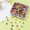 333Pcs Spray Painted Iron Bead Tips IFIN-FS0001-35-7