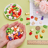 Opaque Resin Cabochons RESI-WH0038-66-3