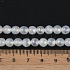 Plating Natural Selenite Beads Strands G-G120-A01-01-5