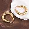 304 Stainless Steel Hoop Earrings EJEW-G458-02G-3