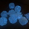 Luminous Plating Acrylic Beads PW-WG10111-01-2