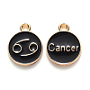 Alloy Enamel Pendants LS-ENAM-S124-01A-08D-1