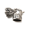304 Stainless Steel Fold Over Clasps X-STAS-R140-10AS-01-1