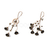 Iron Halloween Witch Bells Pendant Decorations HJEW-JM02001-1