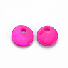 Spray Painted Freshwater Shell Charms SHEL-S276-151C-2