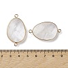 Natural Quartz Crystal Connector Charms G-C110-02A-KCG-2