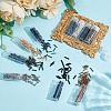 10 Colors Glass Bugle Beads SEED-ME0001-15-4