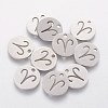 Non-Tarnish 304 Stainless Steel Charms STAS-Q201-T095-1-1