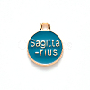 Alloy Enamel Pendants ENAM-S124-01A-05F-3