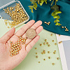 PandaHall Elite 300Pcs 5 Styles Brass Beads KK-PH0005-96-3