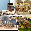 12Pcs 3 Style Unfinished Wood Slices WOOD-OC0002-79-6