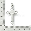 Non-Tarnish 304 Stainless Steel Pendants STAS-D087-02P-01-3