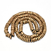 Electroplate Non-magnetic Synthetic Hematite Beads Strands G-T061-08H-2
