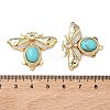 Brass Micro Pave Clear Cubic Zirconia Box Clasps KK-C075-43B-G-3