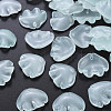 Transparent Baking Paint Imitation Jade Glass Pendants DGLA-Q025-001B-2