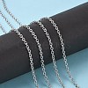 Tarnish Resistant 3.28 Feet 304 Stainless Steel Cable Chains X-CHS-R008-12-3