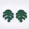 Painted Poplar Wood Pendants X-WOOD-T021-11F-2