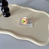 Afternoon Tea Resin & Plastic Adjustable Finger Rings for Women RJEW-K317-01F-1