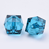 Transparent Acrylic Beads X-TACR-Q259-8mm-V18-3