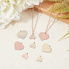 24Pcs 4 Style Brass Charms KK-CA0001-30-5