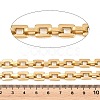 201 Stainless Steel Square Link Chains CHS-H118-17G-2
