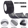 1 Rolls Sheer Organza Ribbon SRIB-CY0001-22C-09-3