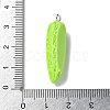 Resin Iron Pendants RESI-D280-10-3
