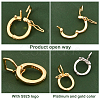 2Pcs 2 Colors 925 Sterling Silver Twister Clasps STER-PH0001-63-4