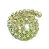 Handmade Foil Lampwork Beads Strands FOIL-S136-001H-2