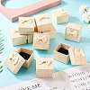 Square Cardboard Paper Ring Gift Storage Boxes CON-TAC0001-17F-5