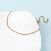 304 Stainless Steel Cable Chain Bracelets BJEW-C134-01D-G-2