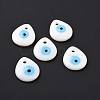 Handmade Lampwork Evil Eye Pendants LAMP-E106-01B-2