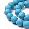 Natural Howlite Beads Strands G-C180-15B-3