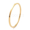 1mm Polished Plain Dome Finger Ring for Girl Women RJEW-C012-02E-G-3