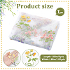 2 Yards Polyester Embroidery 3D Flower Mesh Fabrics DIY-WH0622-383A-2