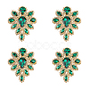 Teardrop Shape Alloy Rhinestone Appliques FIND-FG0002-19B-1