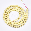 Spray Painted Non-magnetic Synthetic Hematite Beads Strands G-T116-03A-02-2