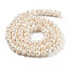 Natural Cultured Freshwater Pearl Beads Strands PEAR-L033-01-3