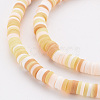 Handmade Polymer Clay Bead Strands CLAY-T002-4mm-77-3